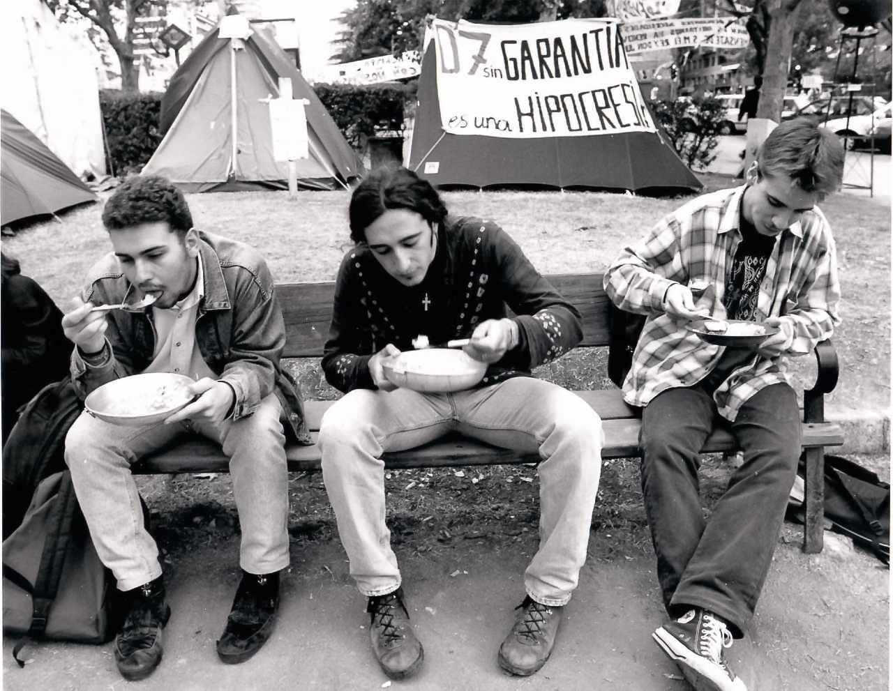 Acampamento em La Castellana