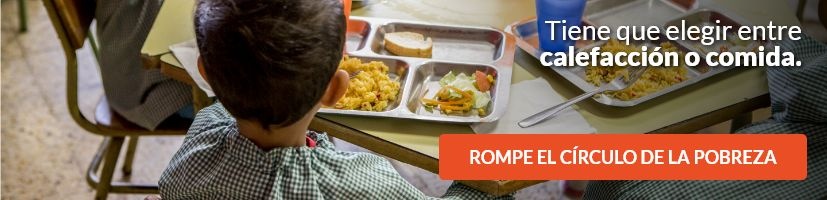 Tiene que elegir entre calefacción o comida.